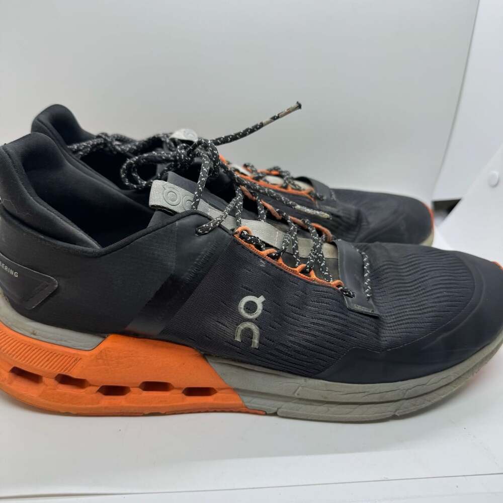 On Running Men's Cloudnova Flux Sneakers Black / Flame Size US 11.5 - Picture 3 of 6